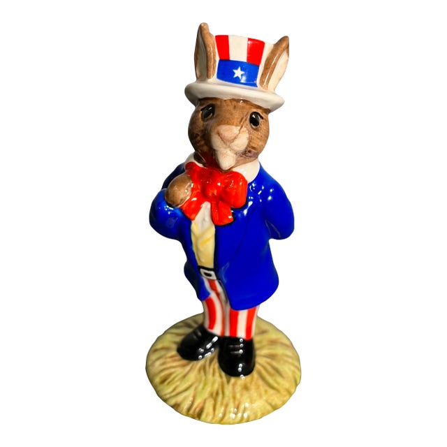 1980s Vintage Royal Doulton Bunnykins Uncle Sam For Sale