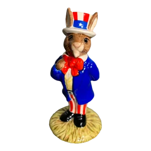 1980s Vintage Royal Doulton Bunnykins Uncle Sam