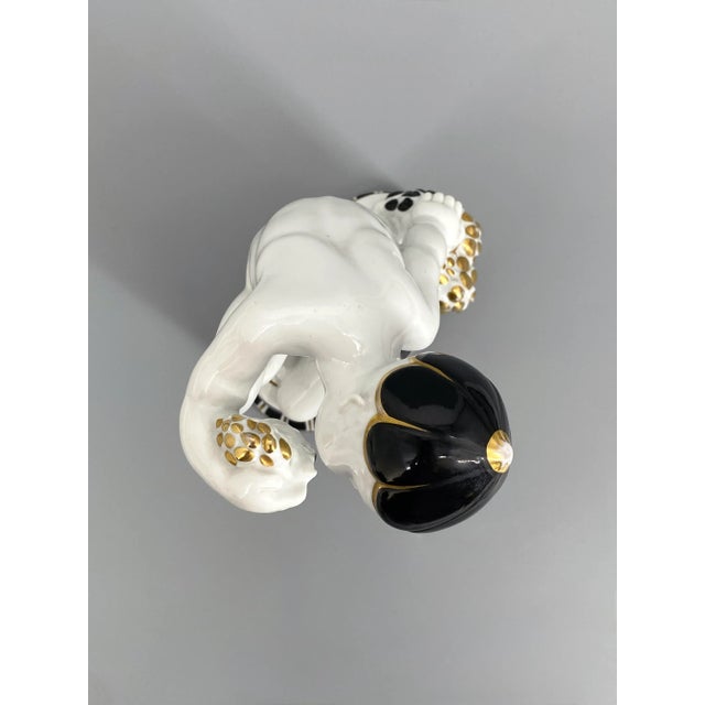 Art Nouveau Traubenesser Porcelain Figurine by Carl Nacke for Fraureuth, 1920 For Sale - Image 9 of 16