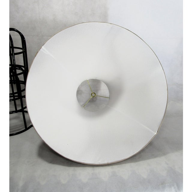 Vintage Art Nouveau Roseart Lampshade For Sale - Image 11 of 12