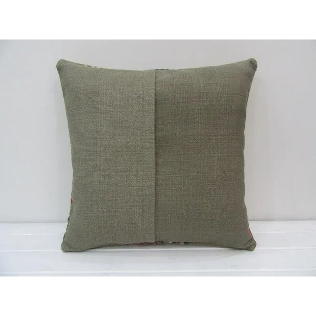 Turkish Handmade Turkish Kilim Pillow For Sale - Image 3 of 4