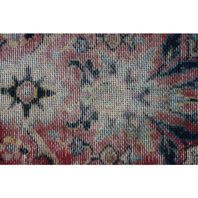 Vintage Hand-Knotted Oriental Wool Tree-of-Life Runner Rug 2 X 12' For Sale - Image 12 of 14