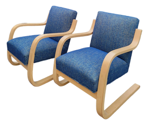 1987 Model 402 Lounge Chairs by Alvar Aalto for Artek