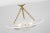 AERIN for Visual Comfort Signature Mollino Medium Tiered Chandelier in Hand-Rubbed Antique Brass with Plaster White Shade For Sale In Houston - Image 6 of 7