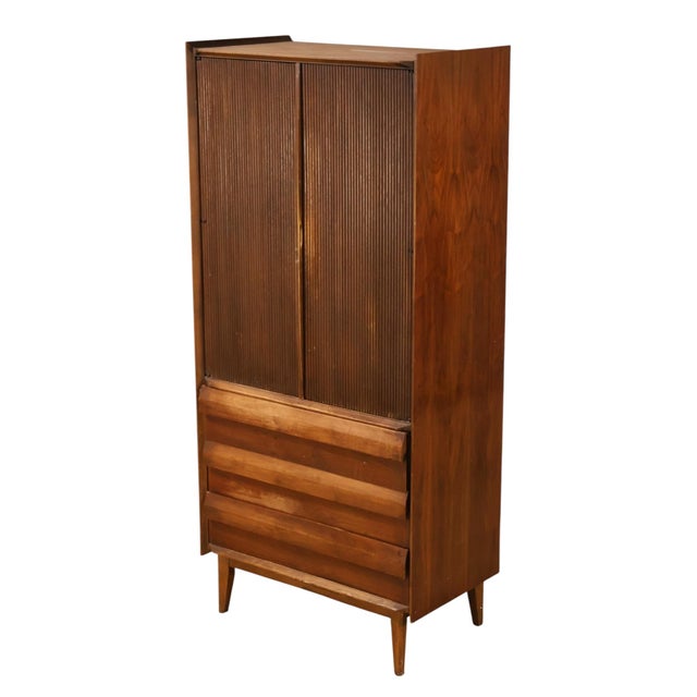 Lane First Edition Vintage Mid Century Modern Armoire C. 1960s For Sale - Image 9 of 13