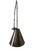 Elegant and understated, the Goodman Small Hanging Light by Thomas O'Brien for Visual Comfort (TOB 5090AN-AN) features a...