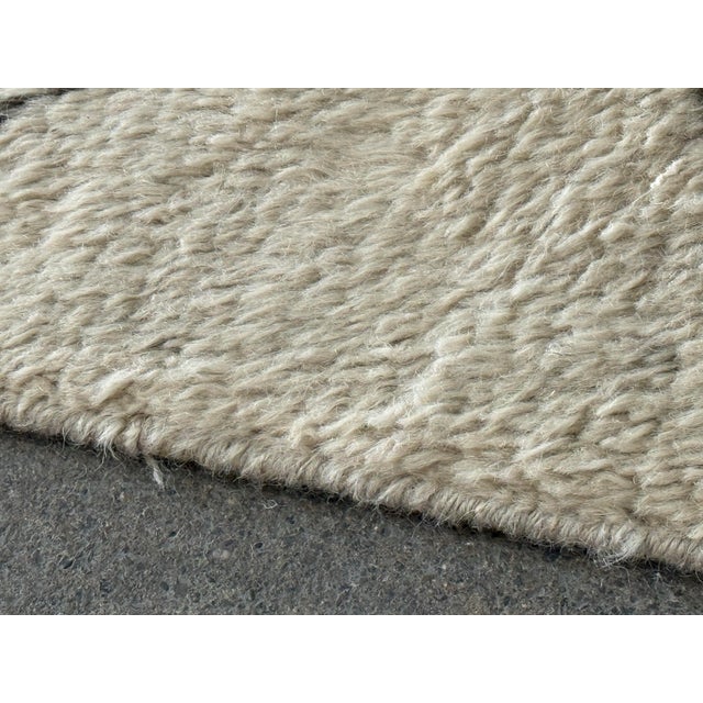 9ft X 12 Ft Moroccan/Beni Ourain–Style Area Rug For Sale - Image 11 of 12