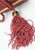 Burgundy 1995 Judith Leiber Fortune Teller Origami Red Crystal Tassel Evening Bag Minaudiere For Sale - Image 8 of 11