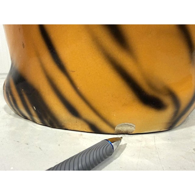 Large Ceramic Tiger, Italy, 1970s For Sale - Image 16 of 18