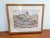 M. Storm (Martin Storm), Village Farm. Vintage framed watercolor painting. 31″ × 26″ overall. Martin Storm was a mid-20th-...
