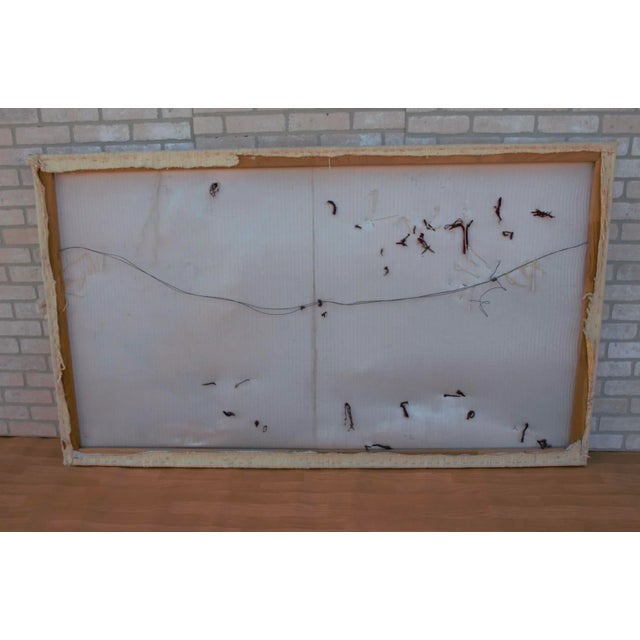 Vintage Hand Made Fiber Art Weaving Joshua Tree Wall Art Cool and unique fiber art textile wall hanging of a Joshua tree....