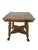 Early 20th Century Tiger Oak Barley Twist Table With Glass Ball & Claw Feet For Sale - Image 12 of 17