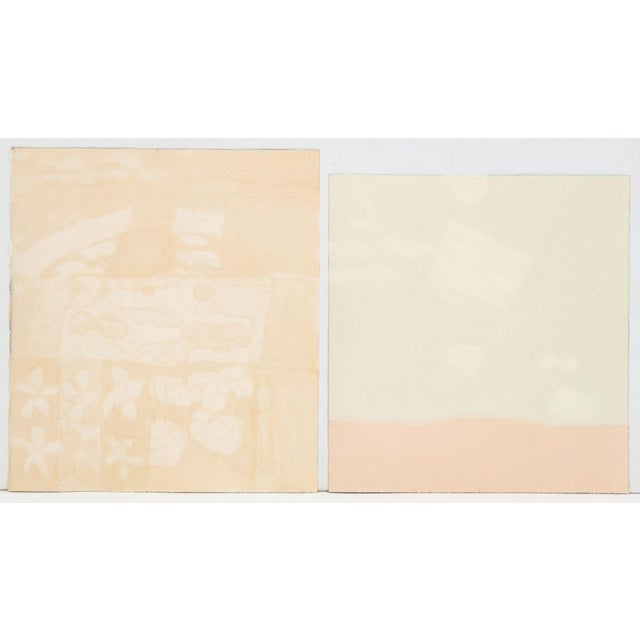 Yellow Elfi Schuselka Abstract Landscape Lithographs, 2 For Sale - Image 8 of 8