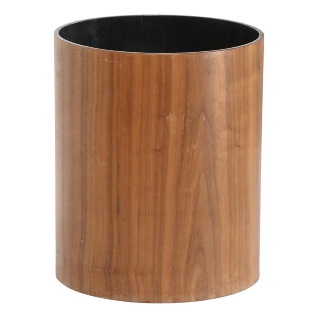 Mid 20th Century Cylindrical Waste Basket by McDonald Products Inc. For Sale
