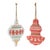 Celebrate the season with these charming Metal Ornaments featuring traditional Nordic patterns. With festive red and white...