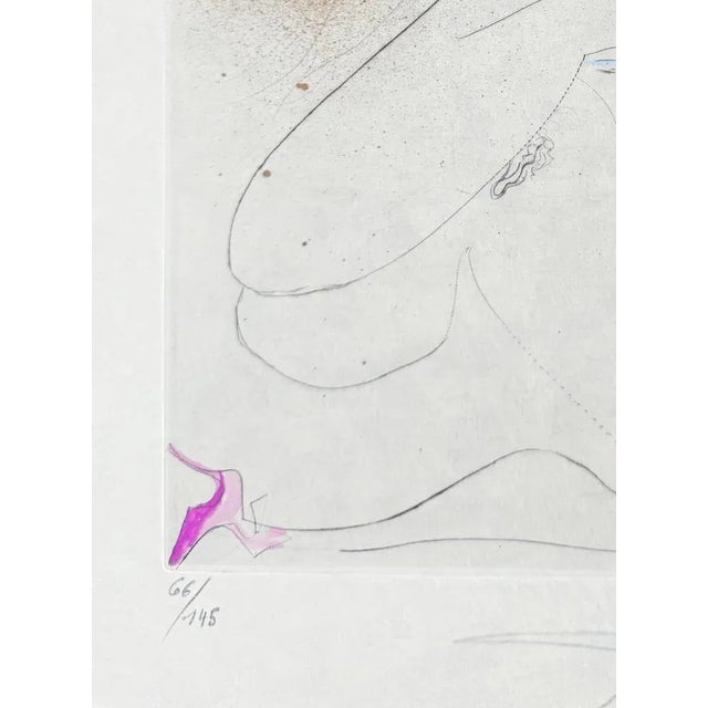 Salvador Dali, Femme à le béquille, 1969, Etching For Sale - Image 6 of 7
