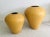 1970s Large Mustard Yellow Floor Vases - Pair For Sale - Image 10 of 10