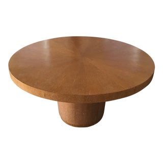 Crate & Barrel Orion Walnut Dining Table For Sale