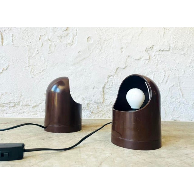 Aurora Table Lamps, Italy, 1960s, Set of 2 For Sale - Image 3 of 7