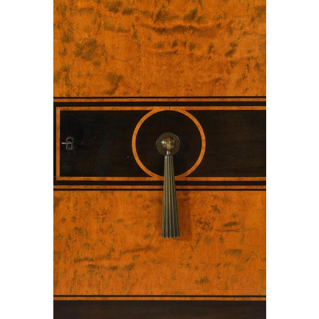 Cabinet in Birch and Lacquer by Otto Schulz, 1930s For Sale - Image 4 of 11