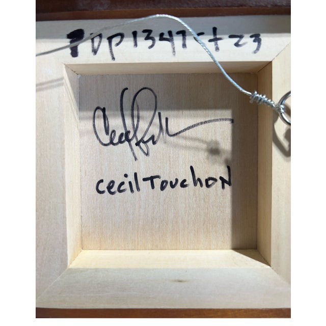 Early 21st Century Cecil Touchon Collage on Panel Titled: PDP 1311 By Cecil Touchon 2023 For Sale - Image 5 of 7