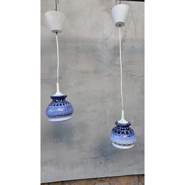 Vintage Ceramic Chandelier by Jette Helleroe for Axella, 1970s For Sale - Image 13 of 13