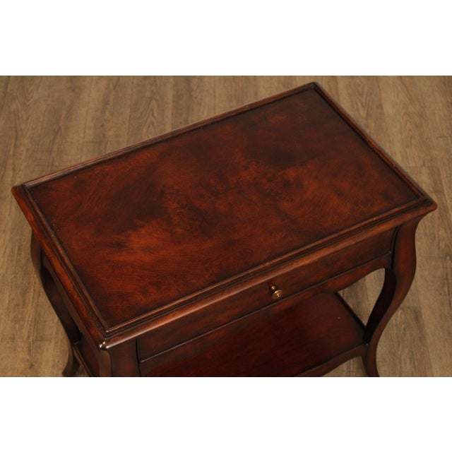 Bernhardt Louis XV Style Carved Wooden Nightstand For Sale In Philadelphia - Image 6 of 12