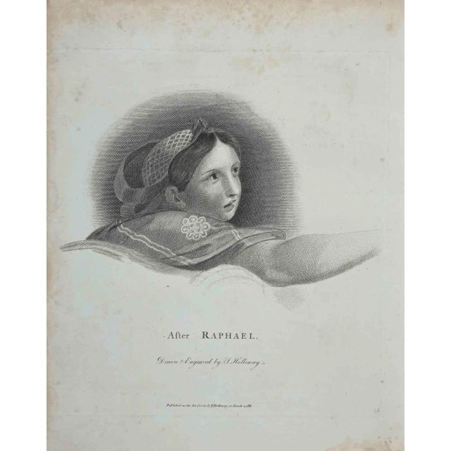 Portrait of After Raphael is an original artwork realized by Thomas Holloway (1748 - 1827). Original Etching from J.C....