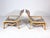 Mid-Century Modern 1970s Mid-Century Pair of Pulkka Lounge Chairs by Ilmari Lappalainen for Asko For Sale - Image 3 of 8