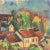 Late 20th Century "Hungarian Landscape" by Leonid Unik, Post-Impressionist Oil For Sale - Image 5 of 8