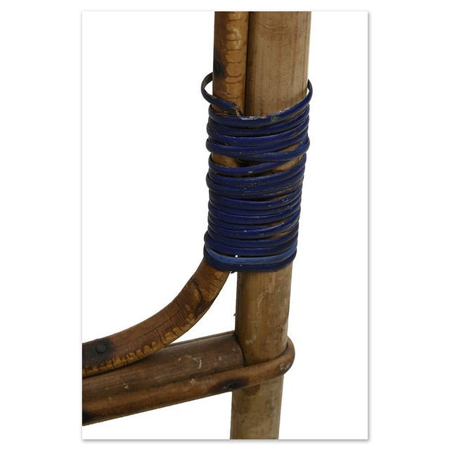 Wood Vintage Rattan Chaise Lounge For Sale - Image 7 of 11