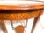 Wood Early 20th Century Edwardian Hand Painted Adams Style Satinwood Oval Vitrine or Bijouterie Table For Sale - Image 7 of 16