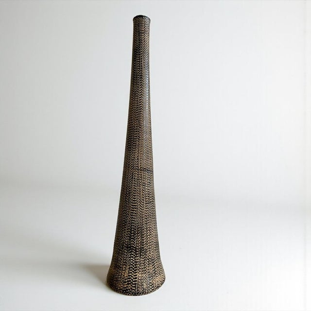 Mid-Century Modern Brutalist Art Ceramic Vase from Gunther Lambert, 1960s, Set of 2 For Sale - Image 4 of 12
