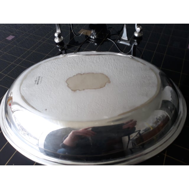 Metal Antique Silver-Plated Food Warmer from W. H. & S. Cross Arrows William Hutton & Sons, 1900s, Set of 6 For Sale - Image 7 of 16