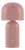 Umbra Accent Table Lamp Light Pink 10"H x 5"W x 5"D For Sale