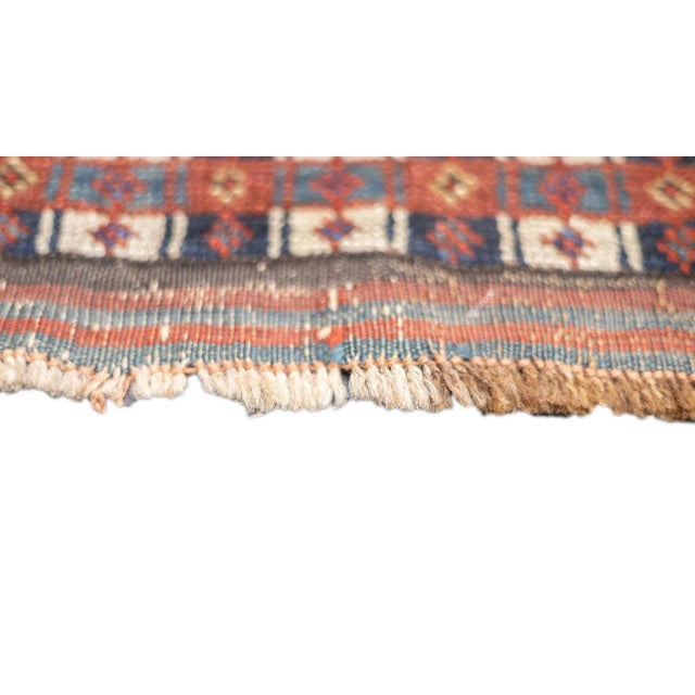 Ivory Late 18th Century Antique Persian Qashqai Rug 4'9'' x 6'4'' For Sale - Image 8 of 12