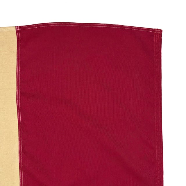 Late 20th Century Vintage Cotton State Flag of Iowa For Sale - Image 5 of 5