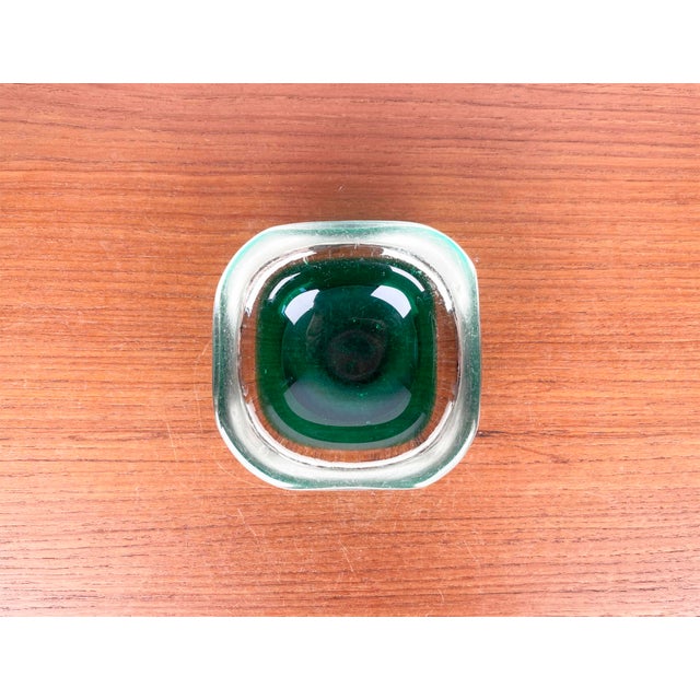 Vintage Italian Sommerso Murano Glass Bowl, 1970s For Sale - Image 13 of 15