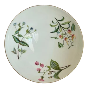 Vintage Minton Meadow Bone China Footed Serving Bowl, Made in England