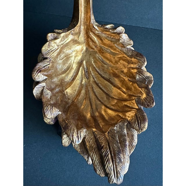 Late 20th Century Vintage Late 20th Century Gold Swan Decorative Dish For Sale - Image 5 of 11