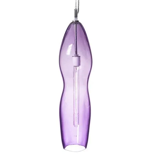 Kiss Pendant Light from the Constantine Collectionin Blue Lilac For Sale In New York - Image 6 of 6
