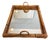 Bamboo Tray with Handles and Mirror Finish, 1970s For Sale