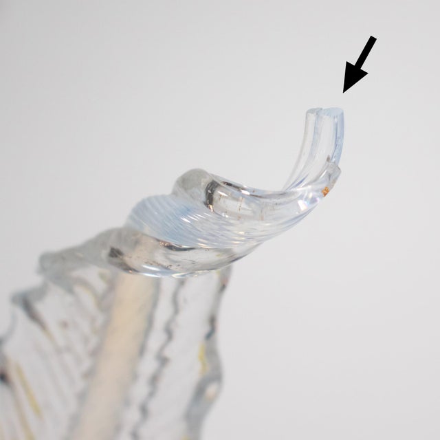 White Vintage Ca'Rezzonico Style Gold Infused and Opaline Murano Chandelier For Sale - Image 8 of 12