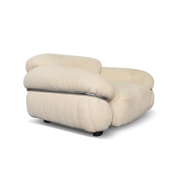 Mid-Century Modern Mid 20th Century "Sesann" Lounge Chair by Gianfranco Frattini for Cassina For Sale - Image 3 of 11