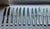English 1960s A Cased Set of 12 Silver Dinner Knife, Leighton by Walker & Hall For Sale - Image 3 of 17