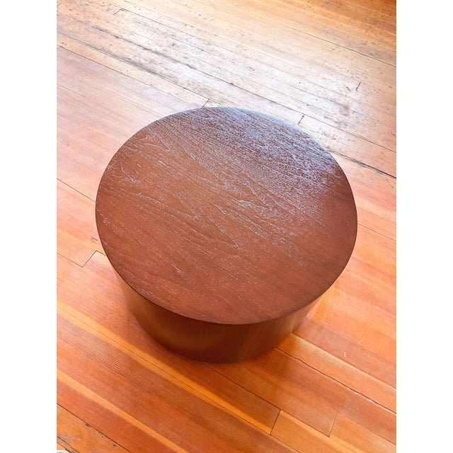 Wood Mid 20th Century Drylund Attributed Rosewood Drum Side Table For Sale - Image 7 of 9