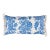 Schumacher x Marie-Anne Oudejans Raven Woods Lumbar Pillow In Dark Blue For Sale