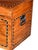 Brown Dutch Colonial Inlaid Camphorwood Trunk/Chest on Stand For Sale - Image 8 of 13