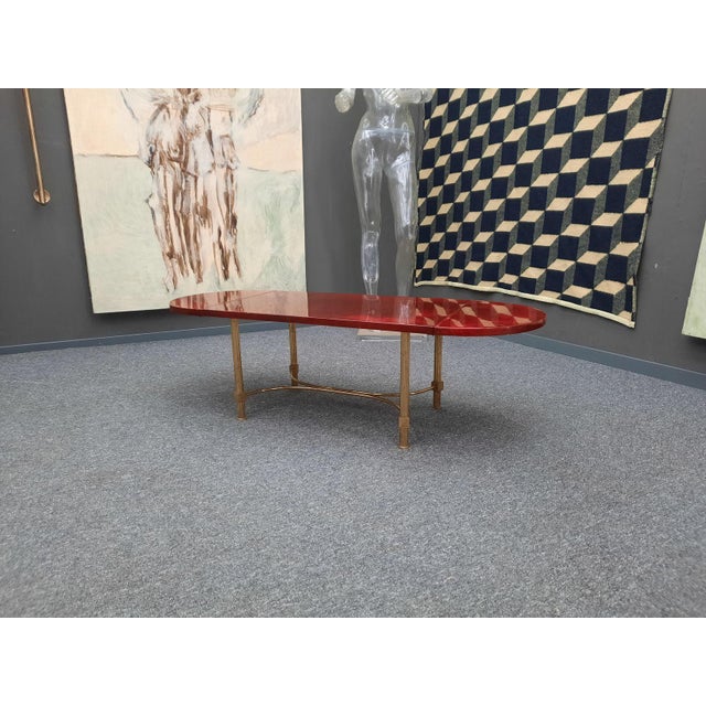 1960s Regency Goatskin Coffee Table by Aldo Tura, 1960s For Sale - Image 5 of 13