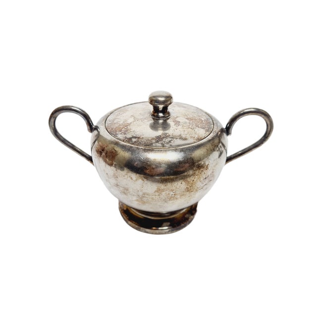 1970s Art Deco Sugar Bowl from Hefra, Poland, 1970s For Sale - Image 5 of 9